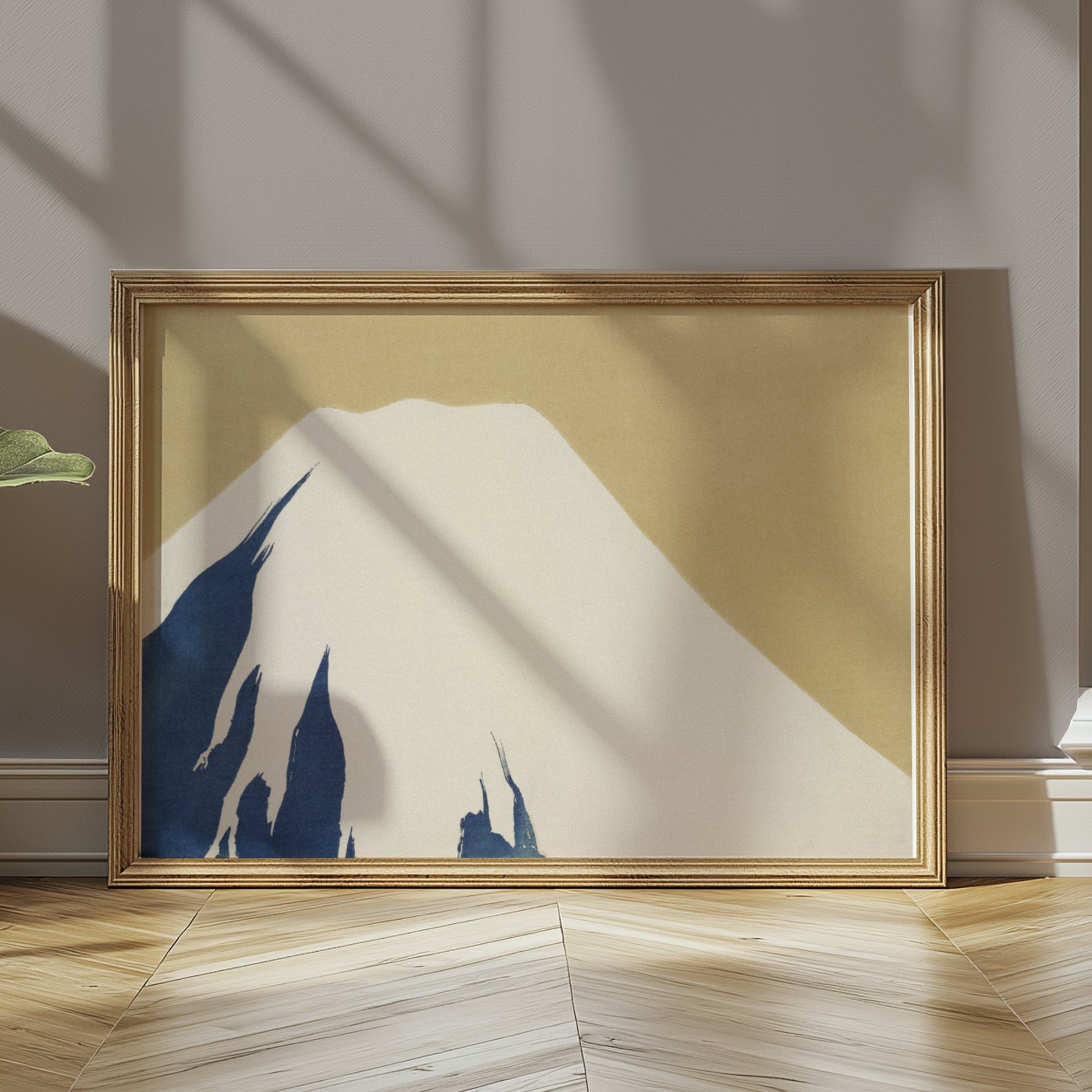 Premium Poster of Traditional Japanese Mountain Scene Art Posters