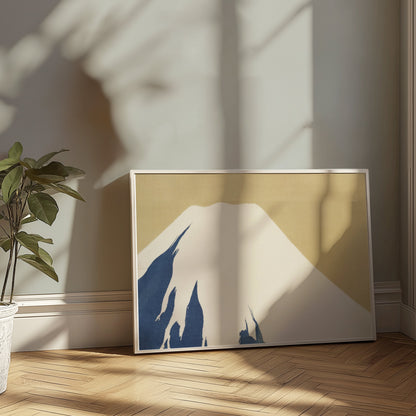 Premium Poster of Traditional Japanese Mountain Scene Art Posters