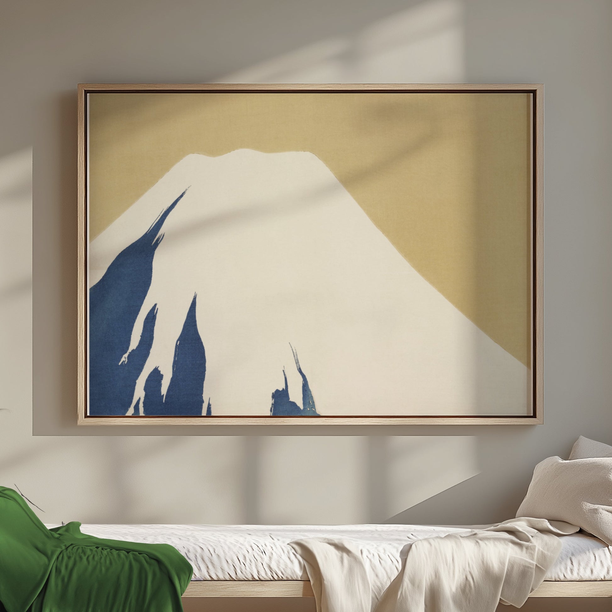 Premium Poster of Traditional Japanese Mountain Scene Art Posters