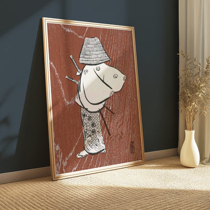 Premium Poster of Traditional Japanese Samurai Art Posters
