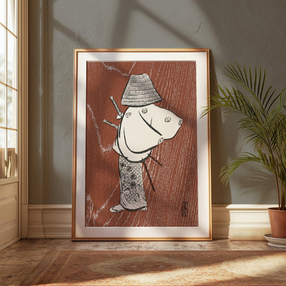 Premium Poster of Traditional Japanese Samurai Art Posters