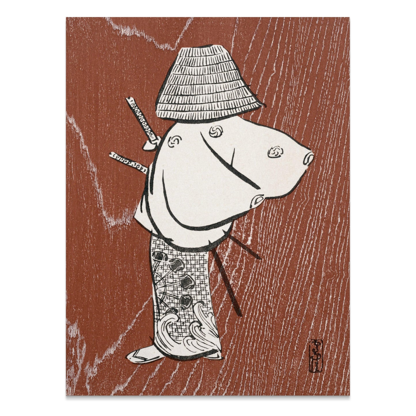 Premium Poster of Traditional Japanese Samurai Art Posters