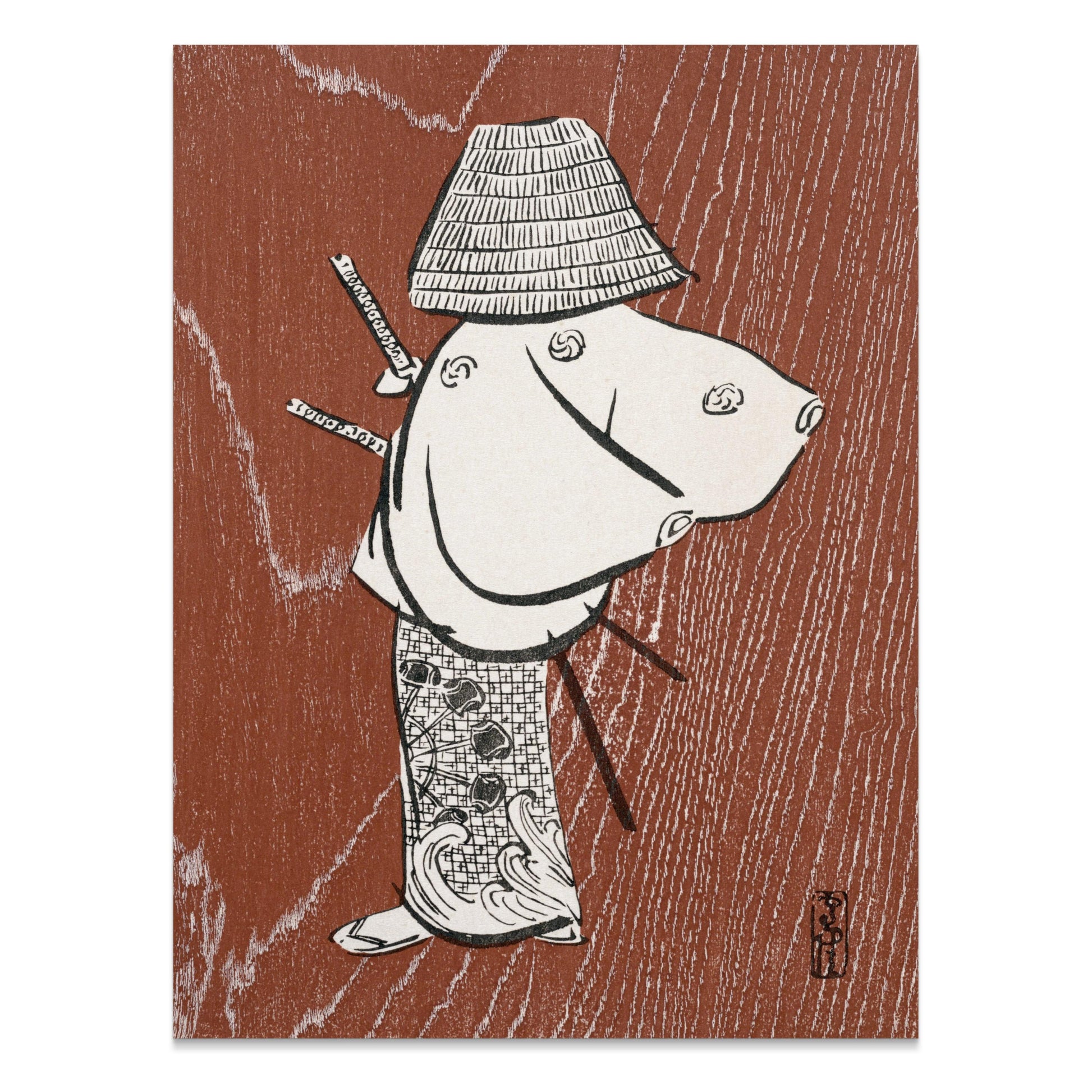 Premium Poster of Traditional Japanese Samurai Art Posters