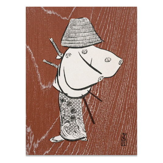 Premium Poster of Traditional Japanese Samurai Art Posters