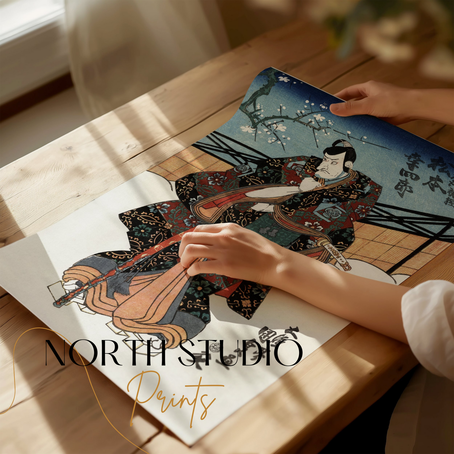 Premium Poster of Traditional Japanese Samurai Art Print Posters