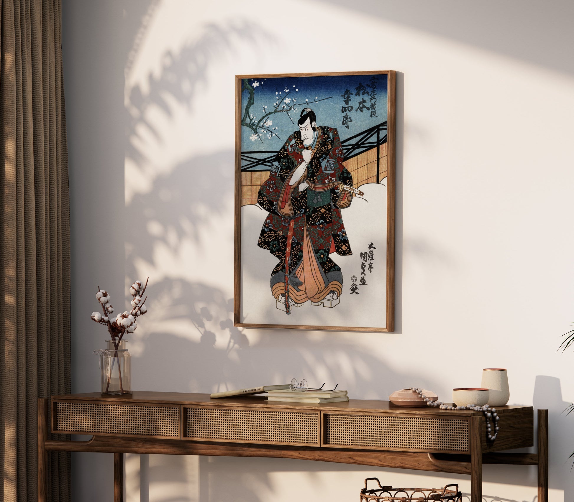 Premium Poster of Traditional Japanese Samurai Art Print Posters