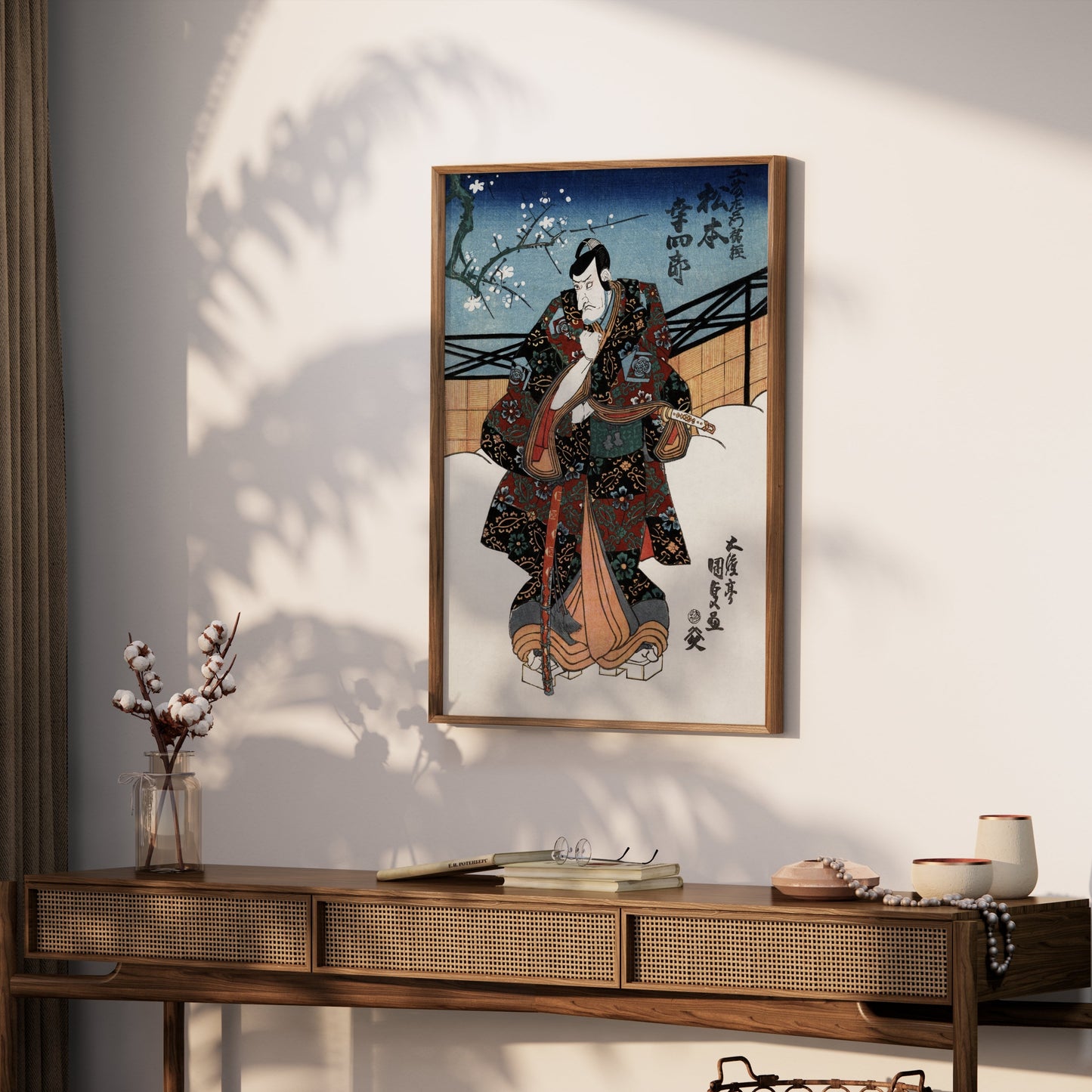 Premium Poster of Traditional Japanese Samurai Art Print Posters
