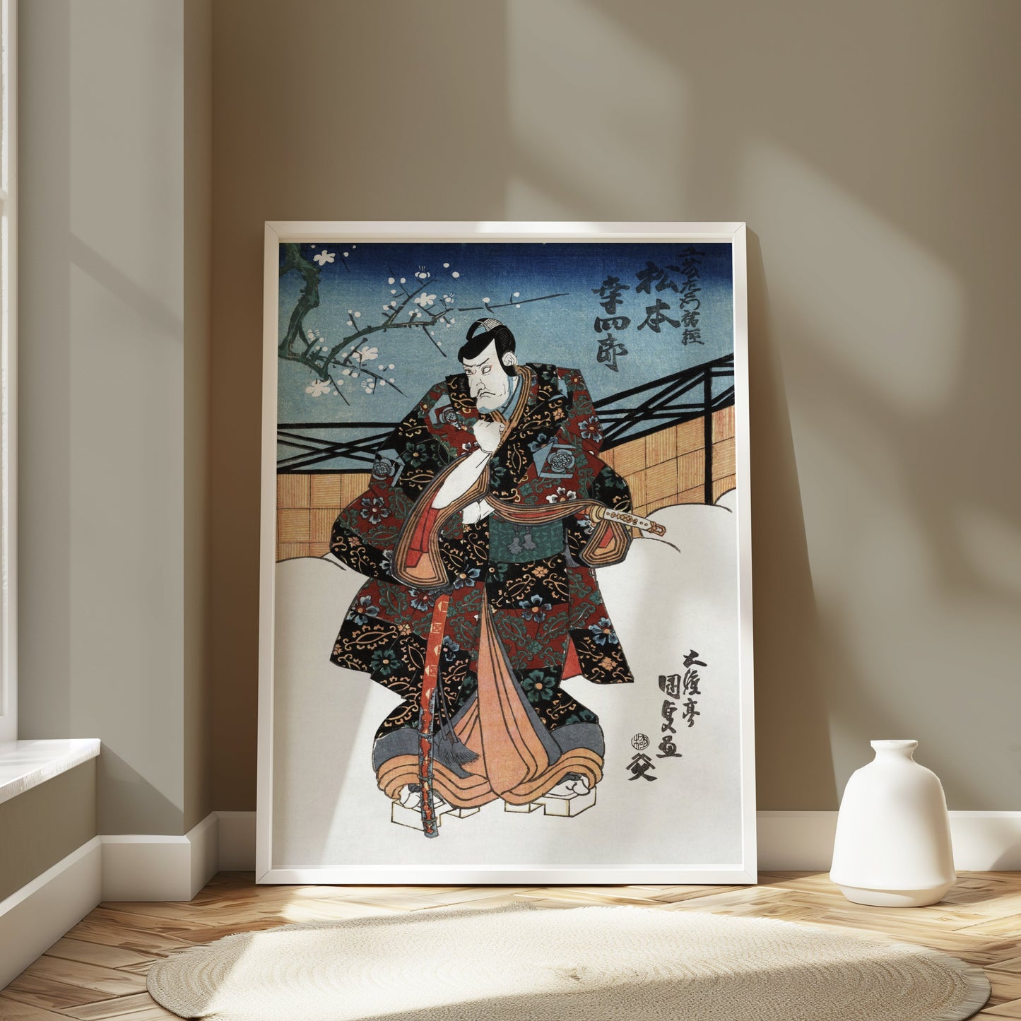 Premium Poster of Traditional Japanese Samurai Art Print Posters