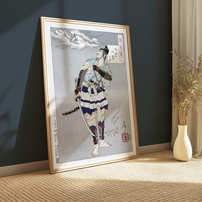 Premium Poster of Traditional Japanese Warrior Art Decorative Posters
