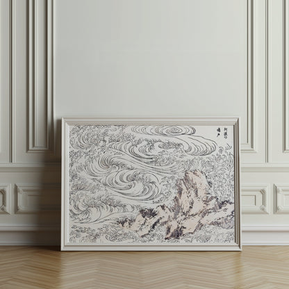 Premium Poster of Traditional Japanese Wave Art Print Posters