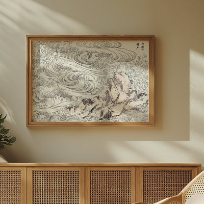 Premium Poster of Traditional Japanese Wave Art Print Posters