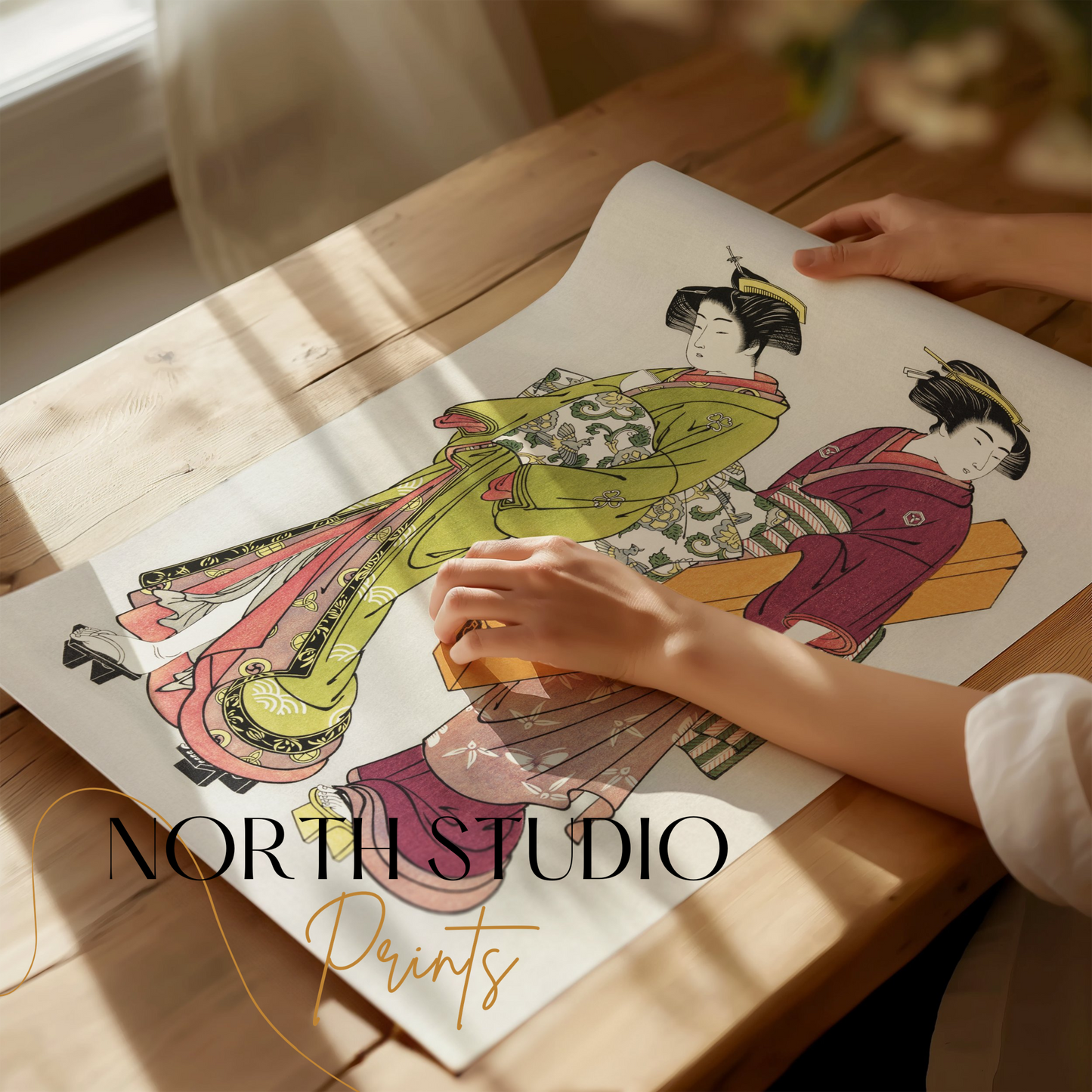 Premium Poster of Traditional Japanese Women Ukiyo-e Art Posters