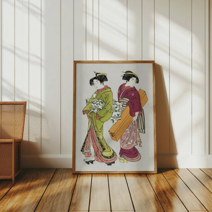 Premium Poster of Traditional Japanese Women Ukiyo-e Art Posters