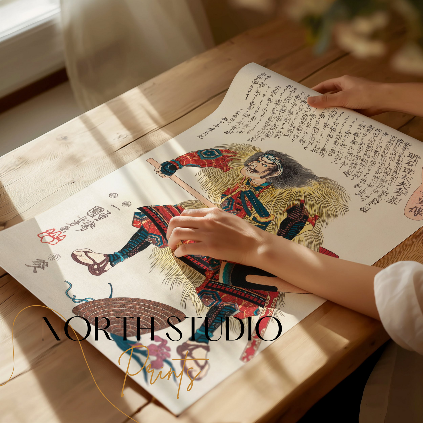 Premium Poster of Traditional Samurai Warrior Ukiyo-e Art Posters