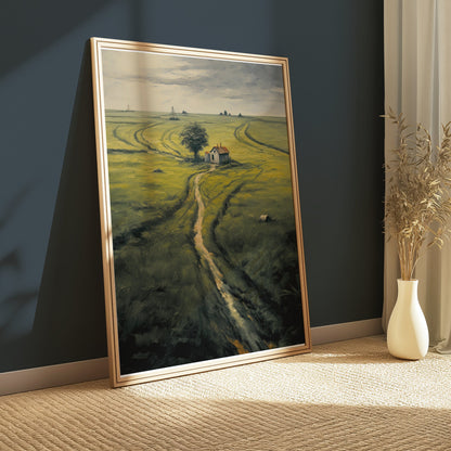 Premium Poster of Tranquil Countryside Landscape Art Print Posters