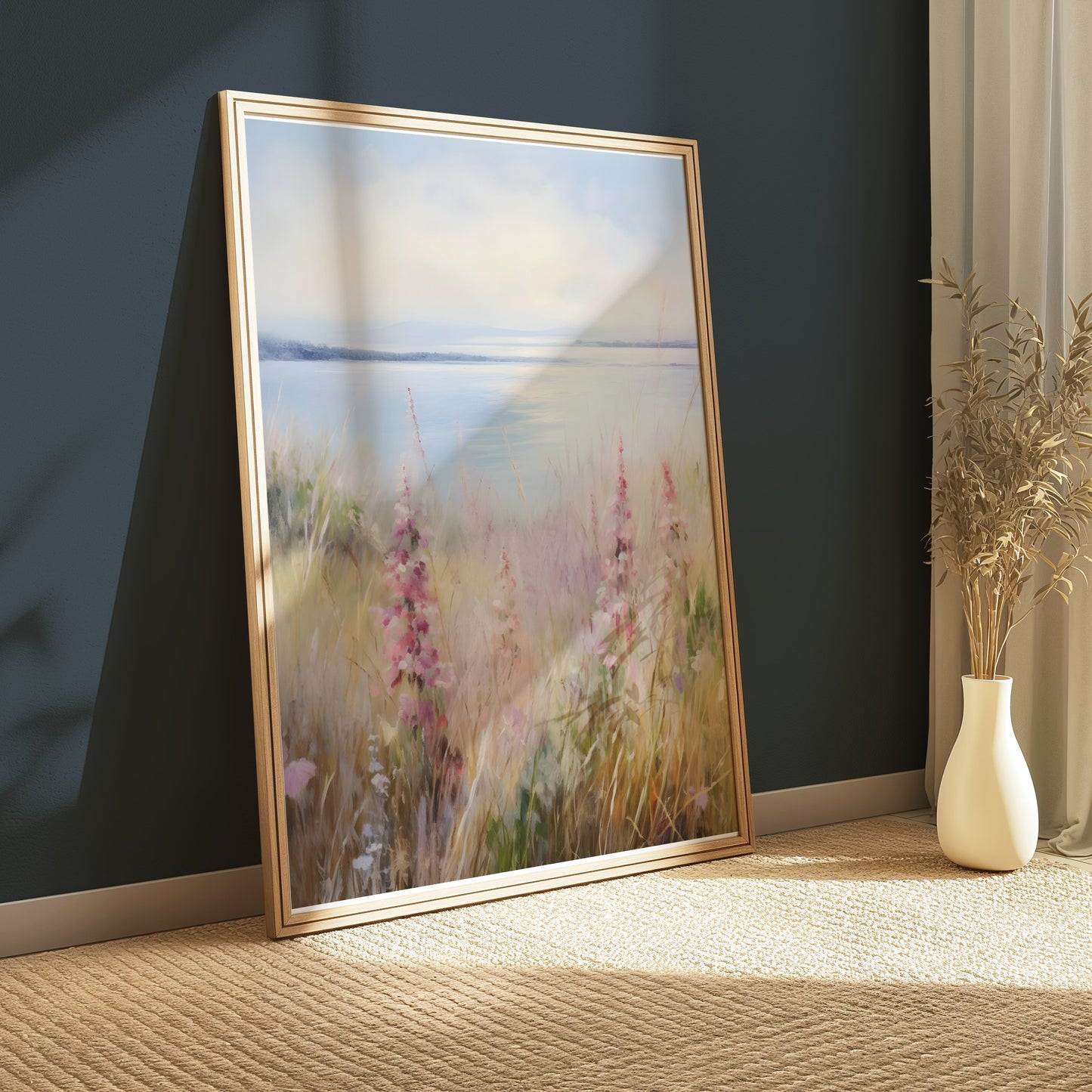 Premium Poster of Tranquil Landscape Serenity Coastal Scene Posters