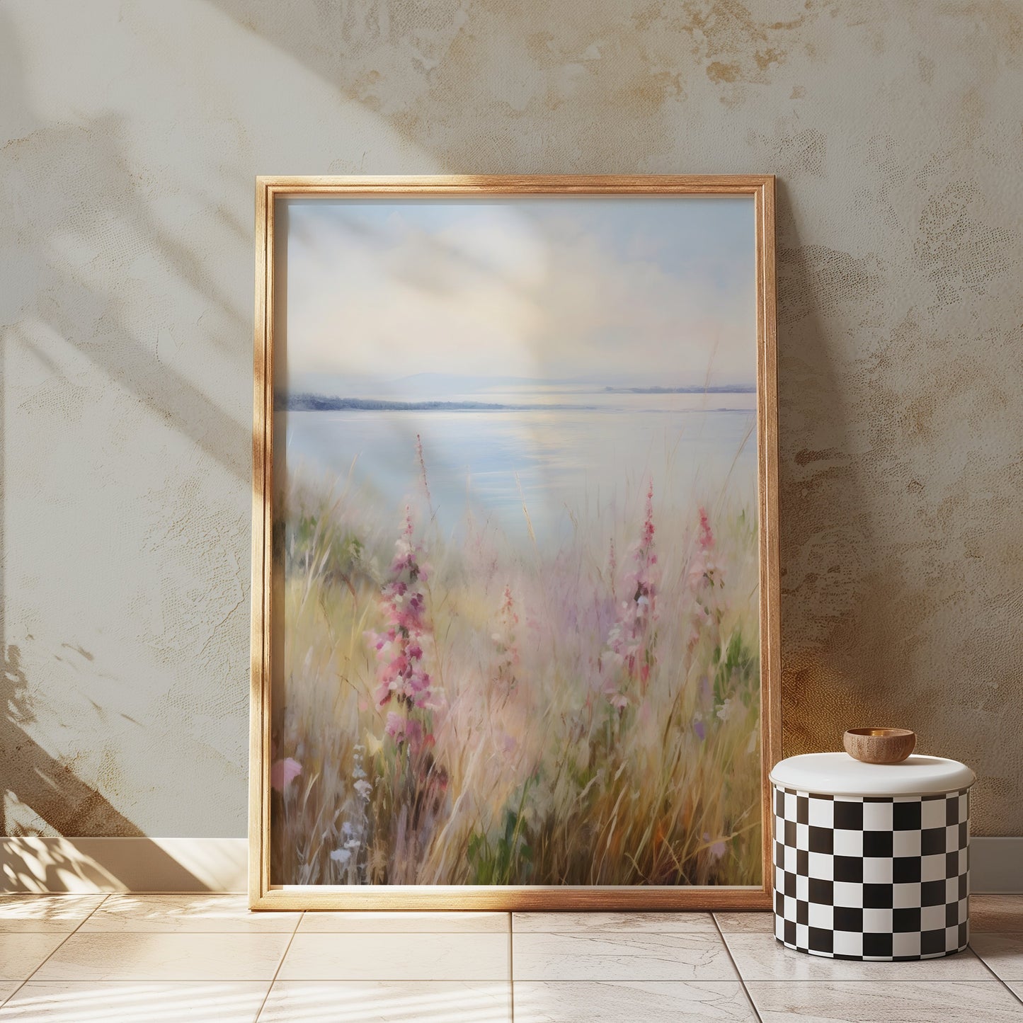 Premium Poster of Tranquil Landscape Serenity Coastal Scene Posters
