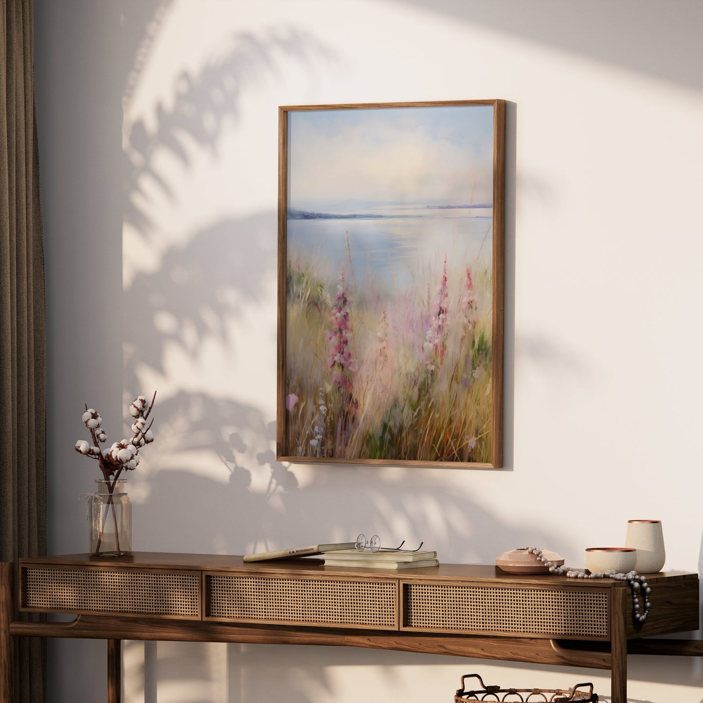 Premium Poster of Tranquil Landscape Serenity Coastal Scene Posters
