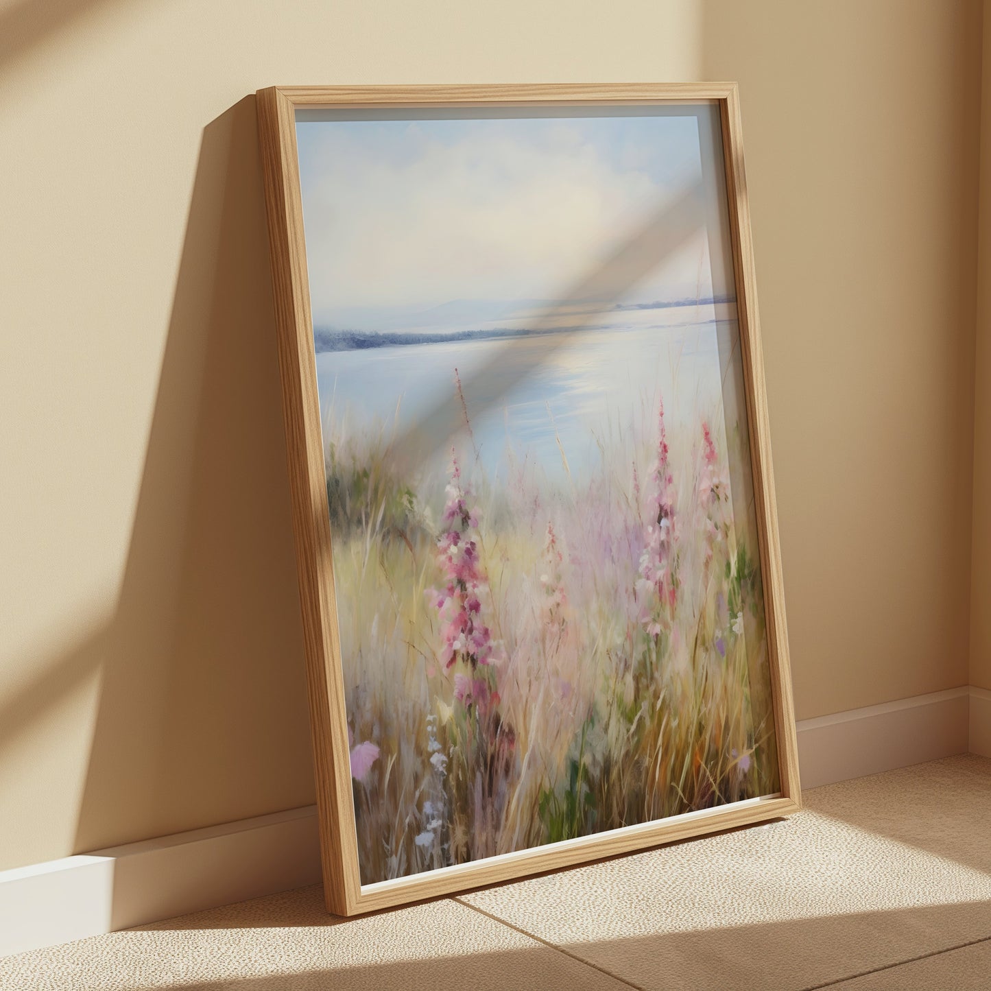 Premium Poster of Tranquil Landscape Serenity Coastal Scene Posters