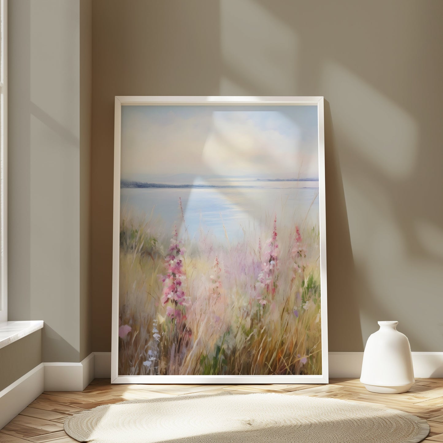 Premium Poster of Tranquil Landscape Serenity Coastal Scene Posters
