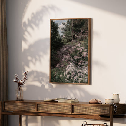 Premium Poster of Tranquil Scenic Garden Nature Themed Art Print Posters