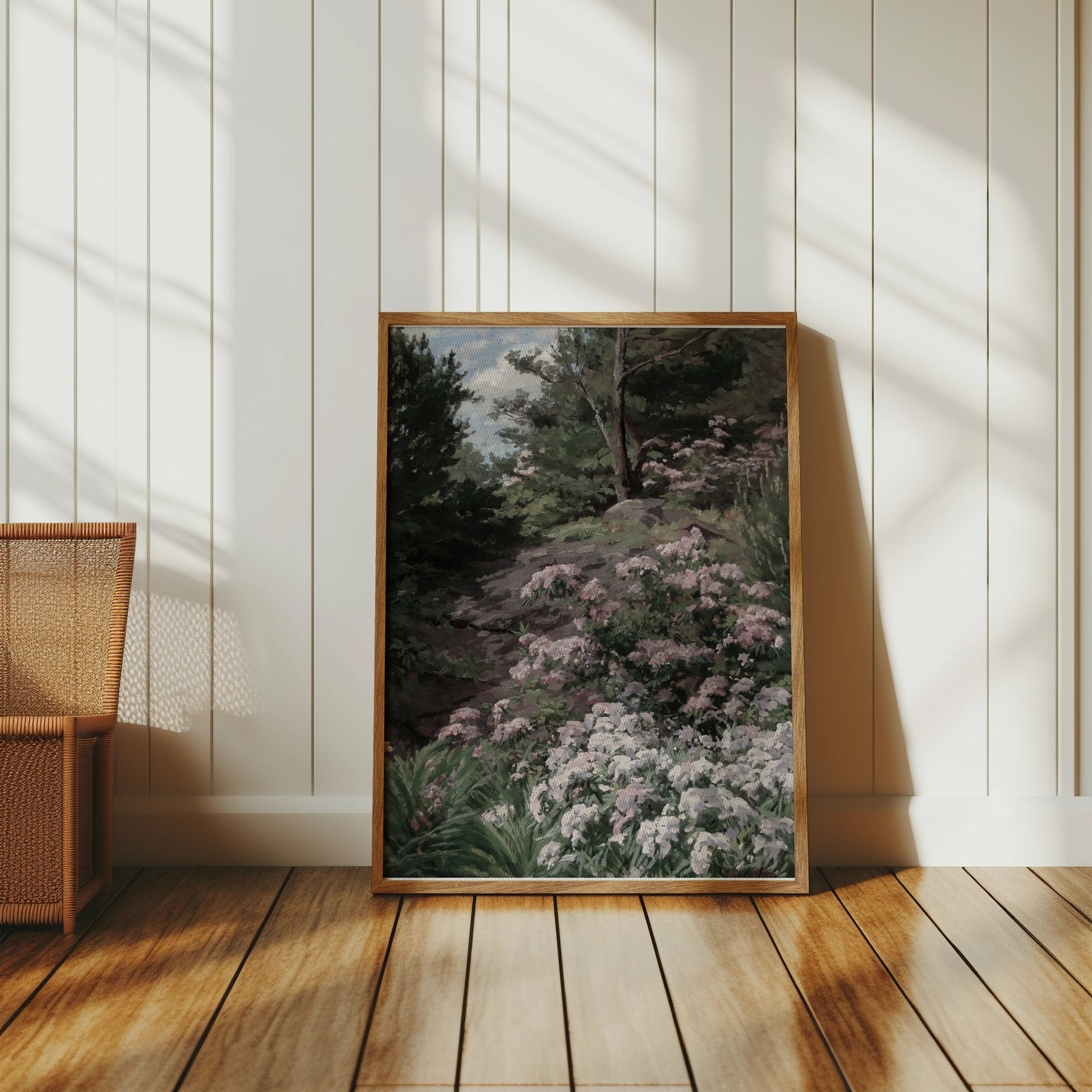 Premium Poster of Tranquil Scenic Garden Nature Themed Art Print Posters