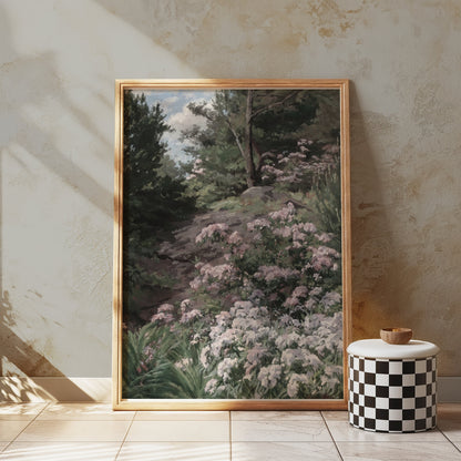 Premium Poster of Tranquil Scenic Garden Nature Themed Art Print Posters