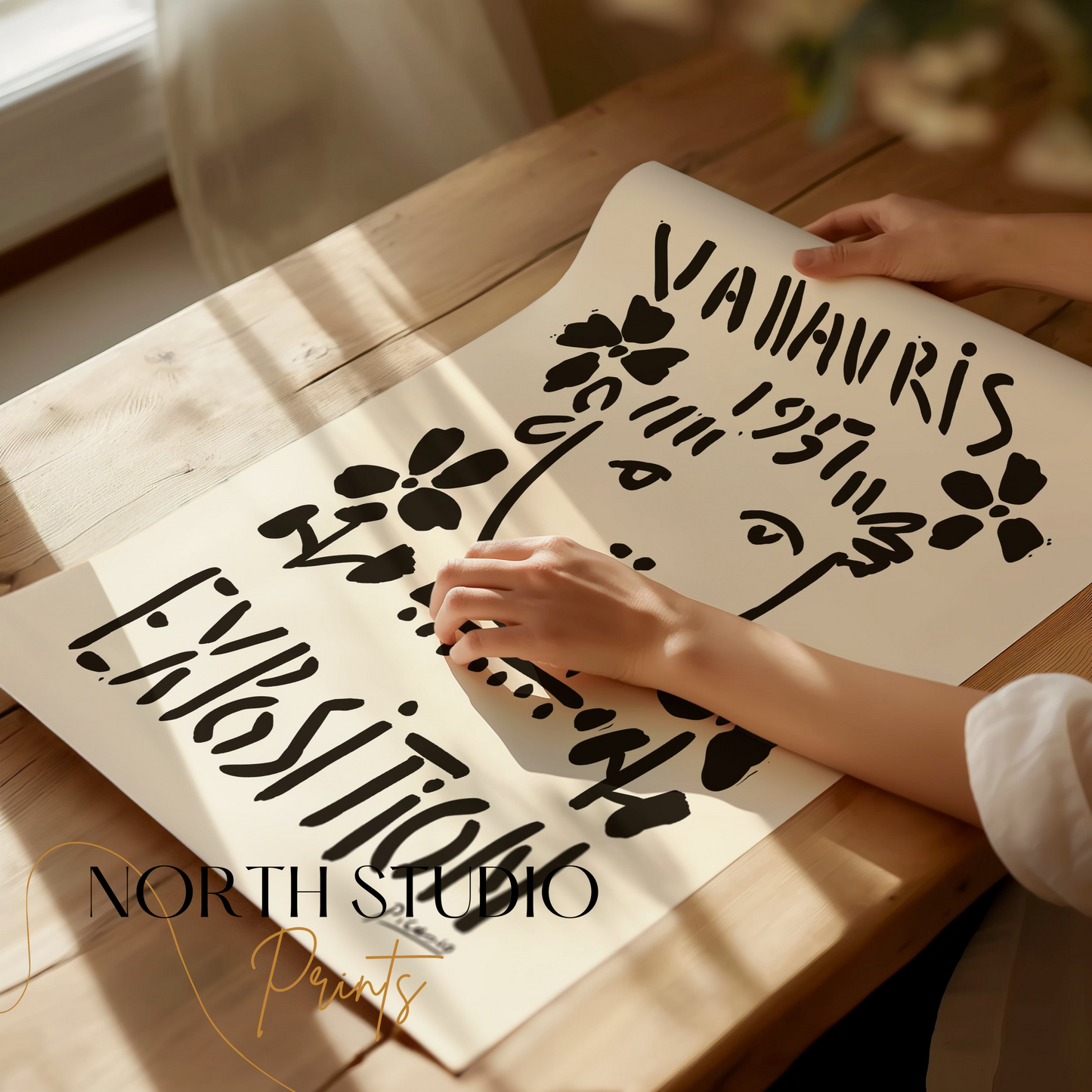 Premium Poster of Unique Abstract Art Exhibition Vallauris 1953 Posters