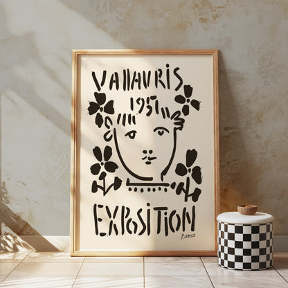 Premium Poster of Unique Abstract Art Exhibition Vallauris 1953 Posters