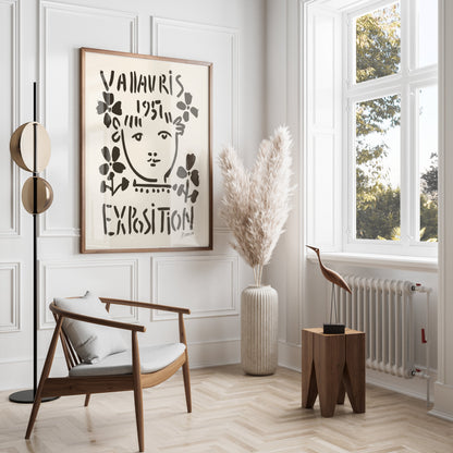 Premium Poster of Unique Abstract Art Exhibition Vallauris 1953 Posters