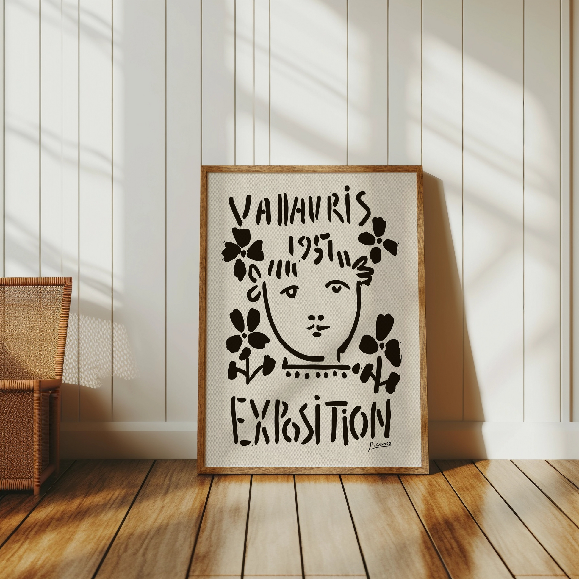 Premium Poster of Unique Abstract Art Exhibition Vallauris 1953 Posters