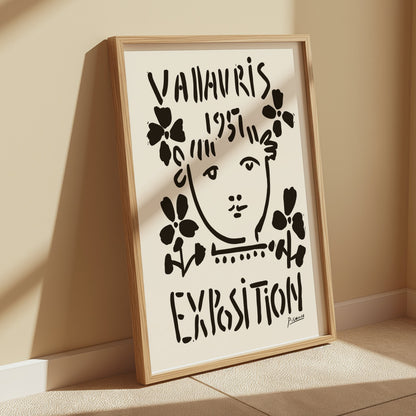 Premium Poster of Unique Abstract Art Exhibition Vallauris 1953 Posters