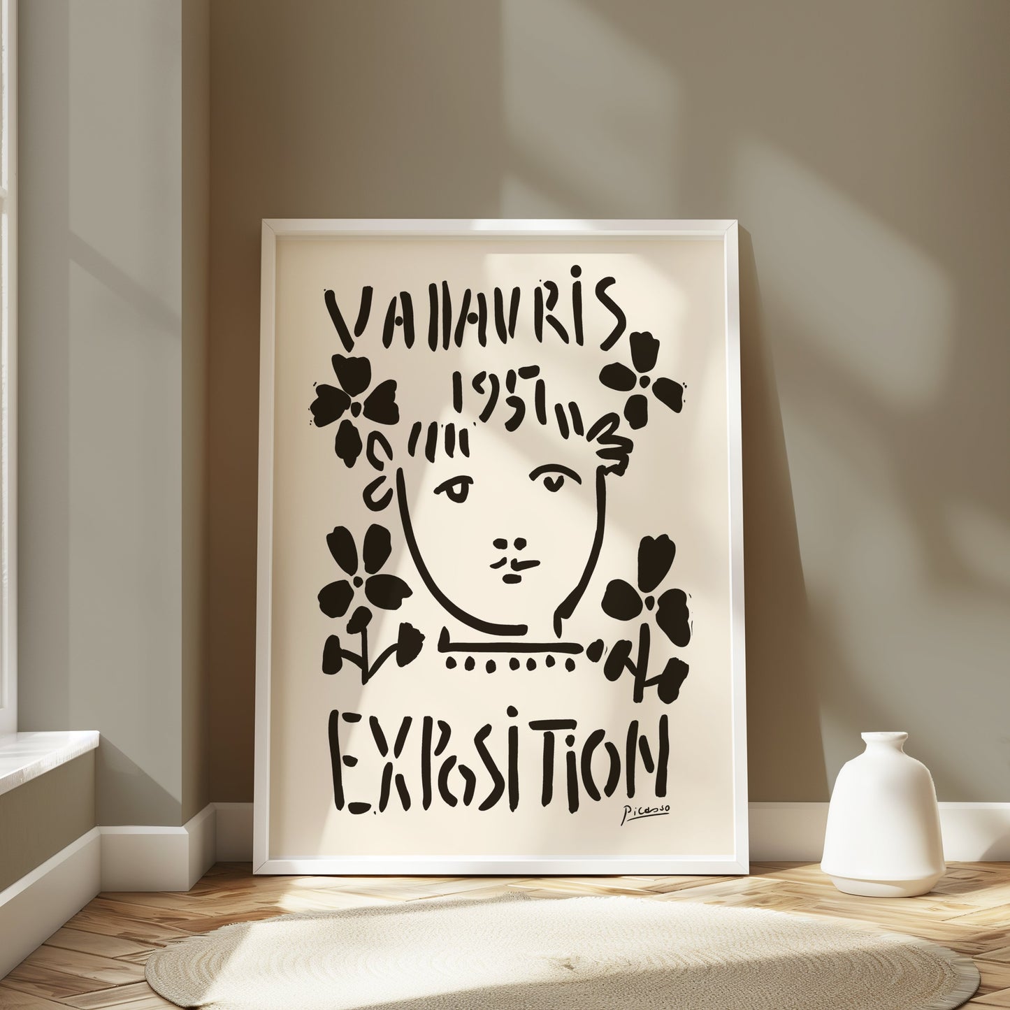Premium Poster of Unique Abstract Art Exhibition Vallauris 1953 Posters