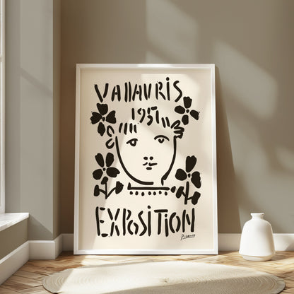 Premium Poster of Unique Abstract Art Exhibition Vallauris 1953 Posters