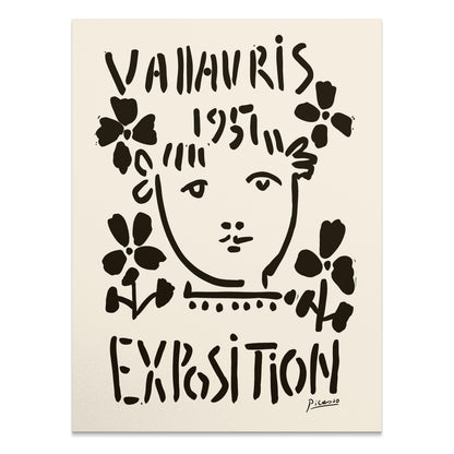 Premium Poster of Unique Abstract Art Exhibition Vallauris 1953 Posters