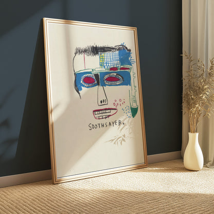 Premium Poster of Unique Abstract Face Art Design Soothsayer Posters