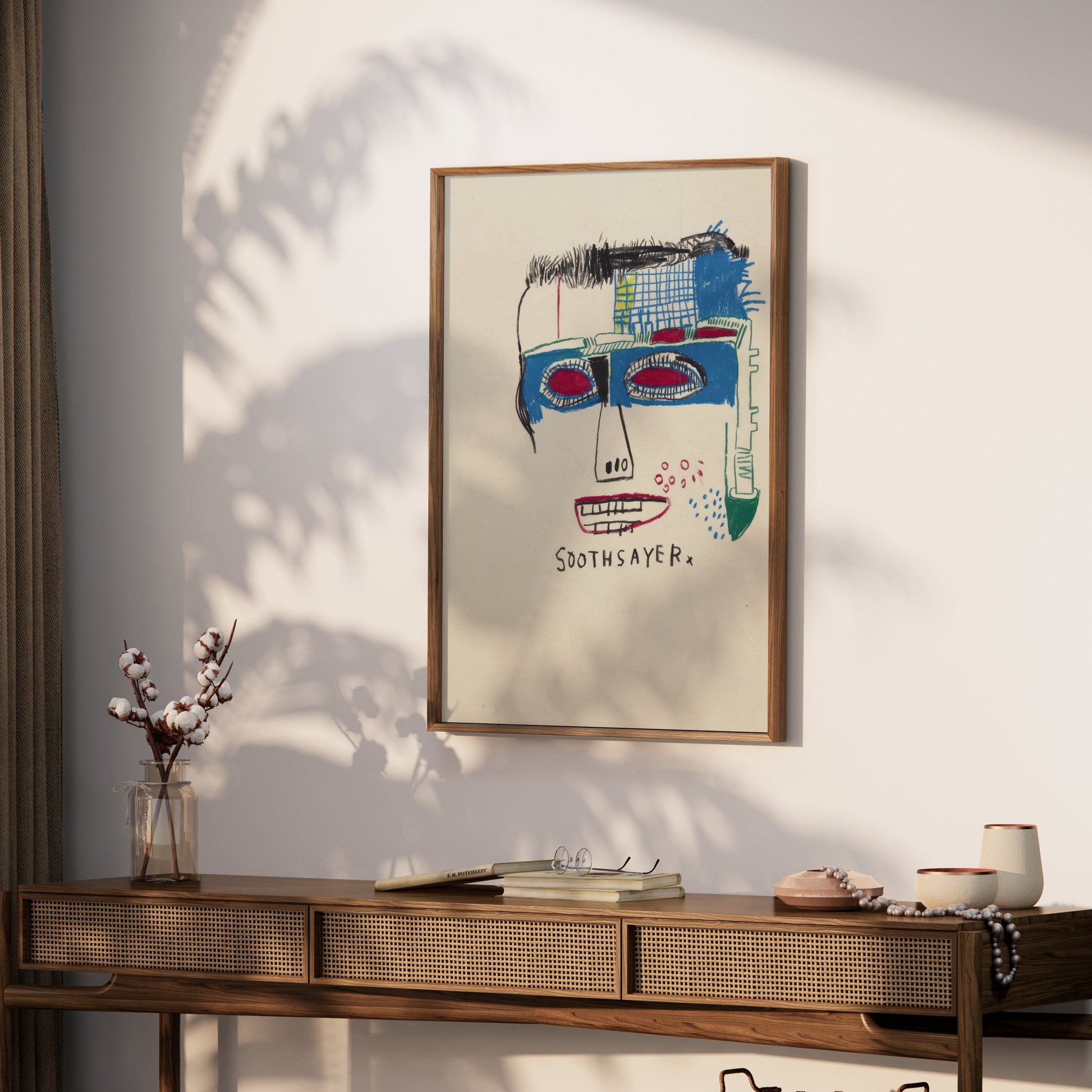 Premium Poster of Unique Abstract Face Art Design Soothsayer Posters