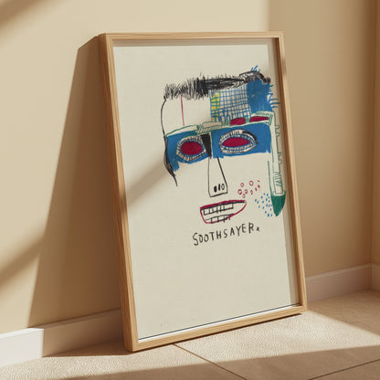 Premium Poster of Unique Abstract Face Art Design Soothsayer Posters
