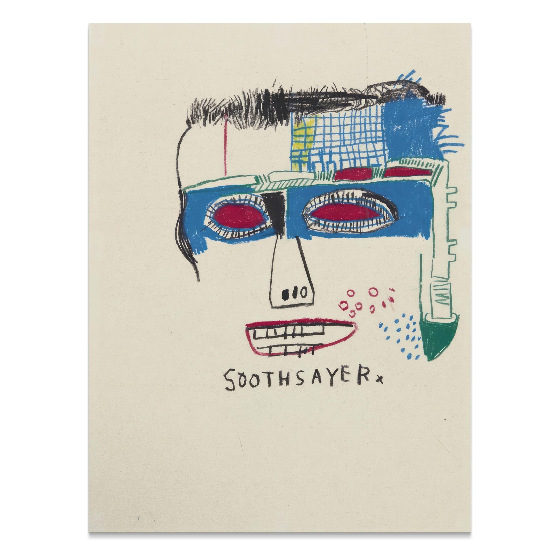 Premium Poster of Unique Abstract Face Art Design Soothsayer Posters