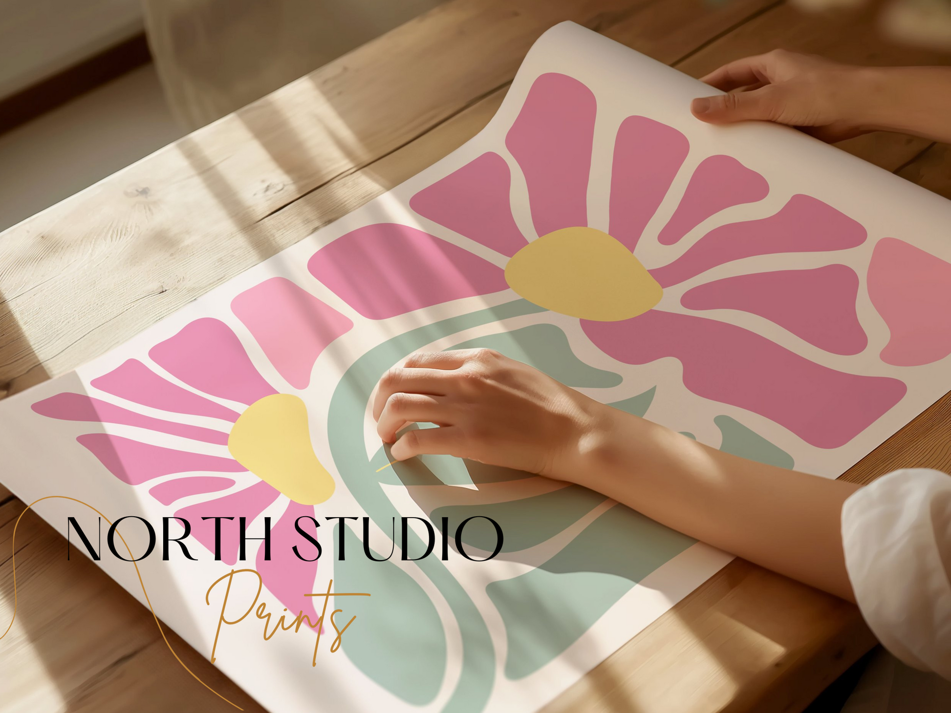 Premium Poster of Unique Abstract Floral Design Art Posters