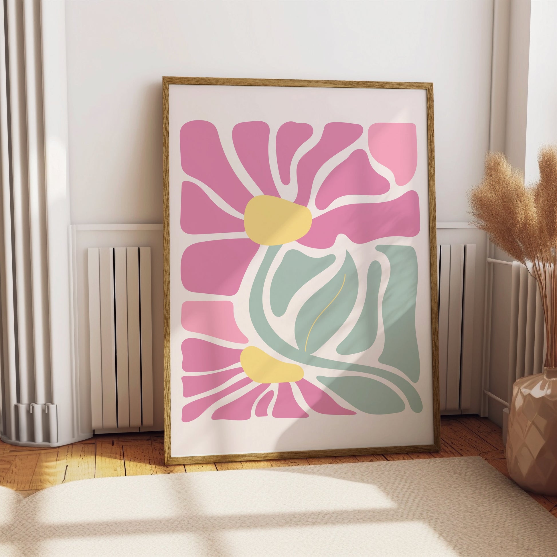 Premium Poster of Unique Abstract Floral Design Art Posters