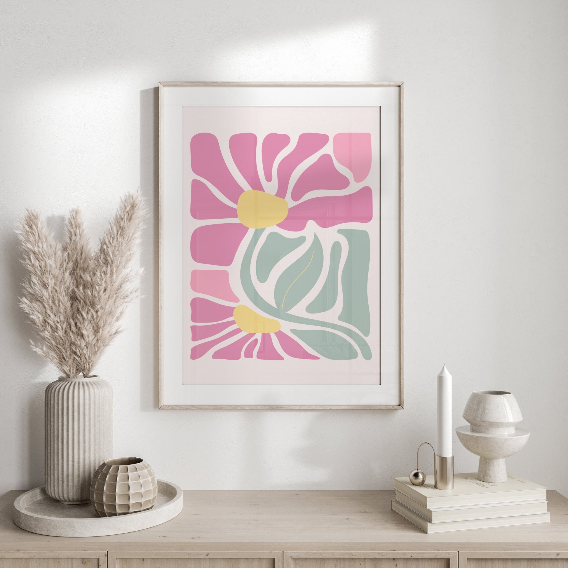 Premium Poster of Unique Abstract Floral Design Art Posters