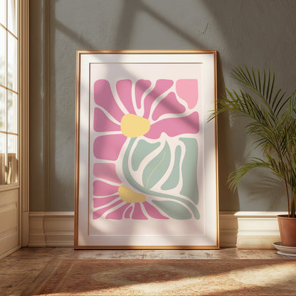 Premium Poster of Unique Abstract Floral Design Art Posters