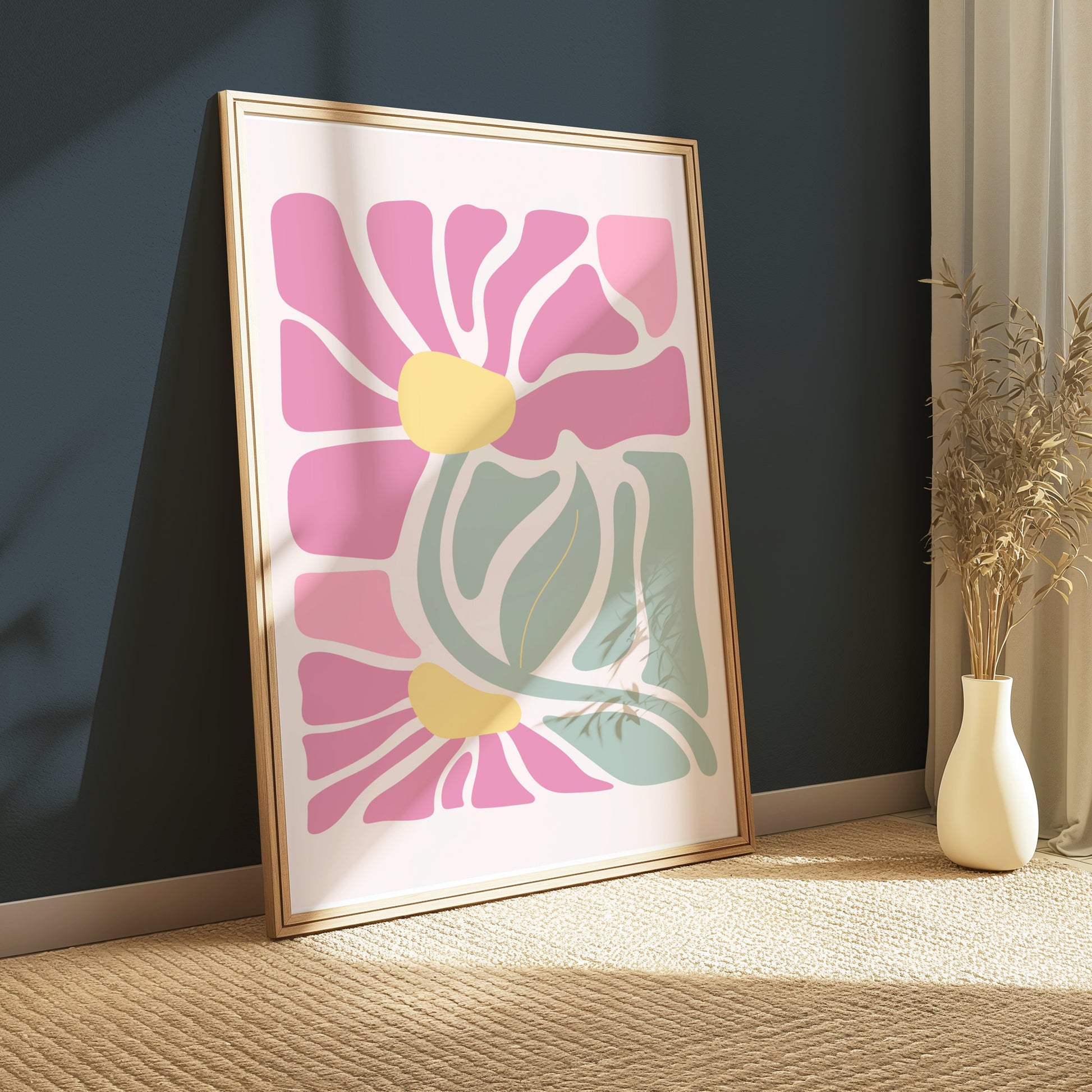 Premium Poster of Unique Abstract Floral Design Art Posters