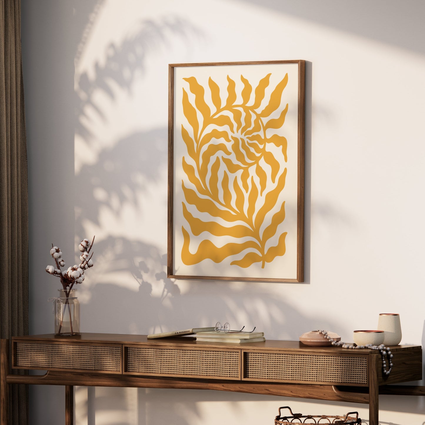 Premium Poster of Unique Abstract Leafy Pattern Decorative Posters