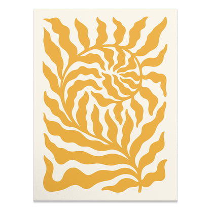Premium Poster of Unique Abstract Leafy Pattern Decorative Posters