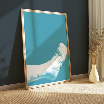 Premium Poster of Unique Artistic Cast Foot Design Posters
