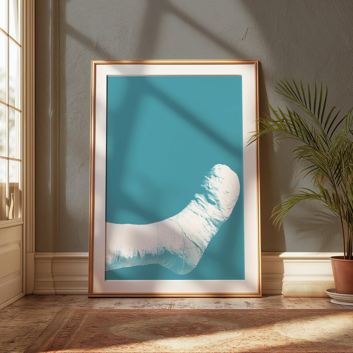 Premium Poster of Unique Artistic Cast Foot Design Posters