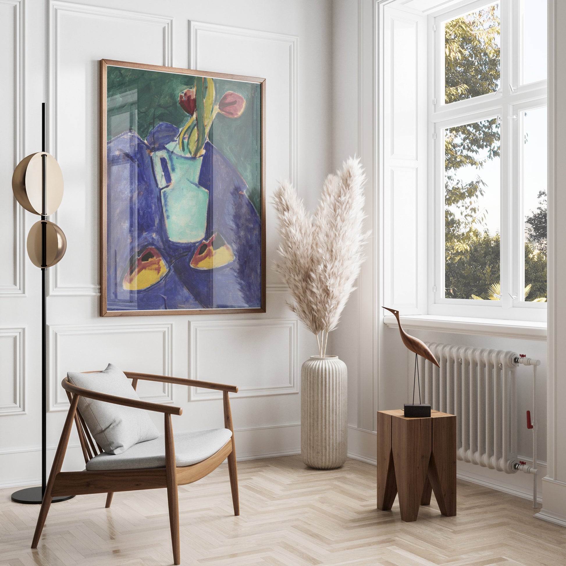 Premium Poster of Unique Colorful Abstract Still Life Floral Art Posters