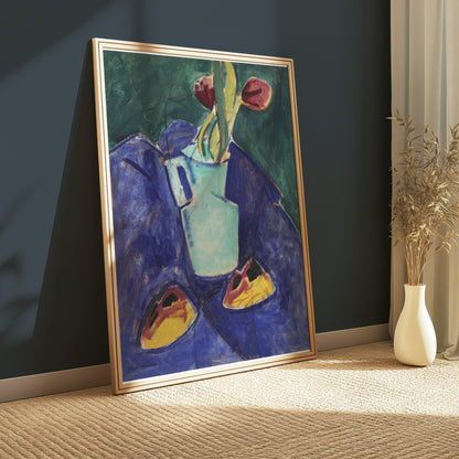Premium Poster of Unique Colorful Abstract Still Life Floral Art Posters